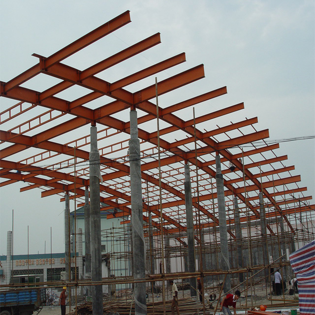 corrosion resistance Truss Section Gas Station Steel Structure
